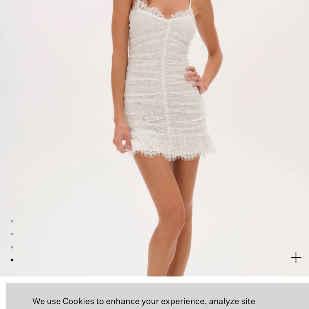 For Love And Lemons Ivory Lace Dress